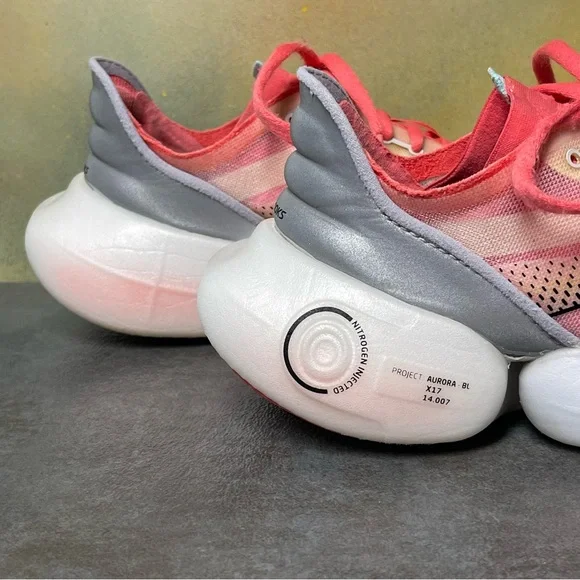 Brooks Aurora-BL Women's Running Shoes Grey/Coral/Black Size 7B - Picture 13 of 16